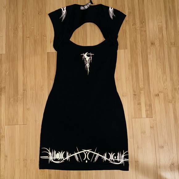 Lip Service Millennium Moon Reflective Dress sz S - Picture 2 of 6